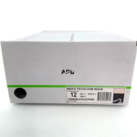 APL Men's Creme Black Leopard TechLoom Wave Sneakers Size 11 - Picture 3 of 12